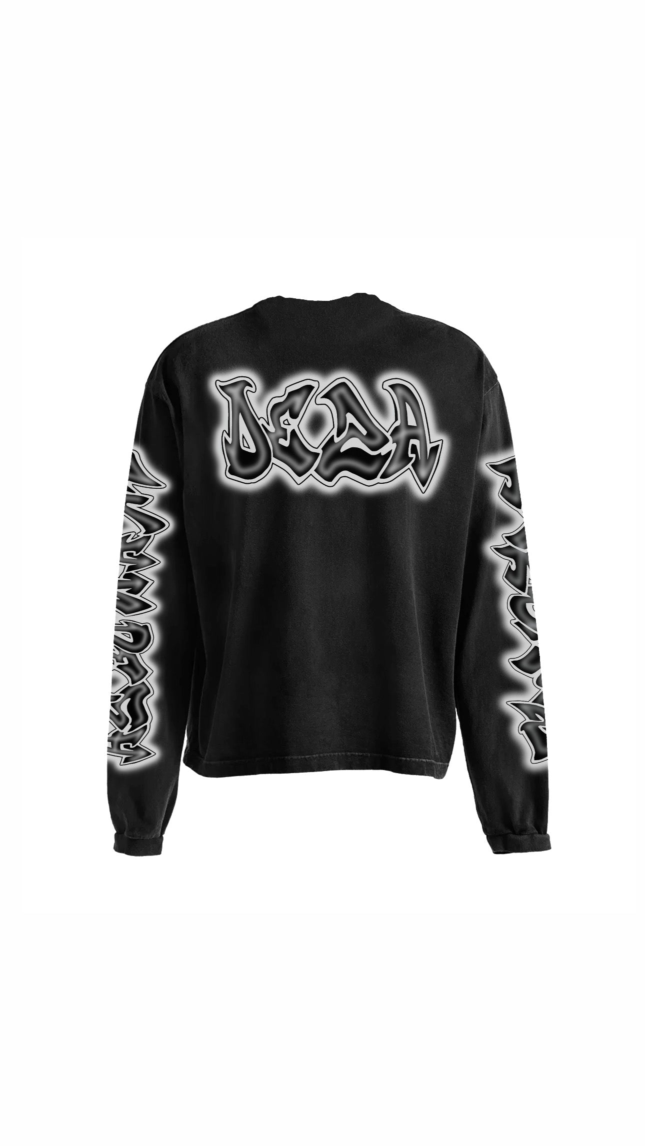 Airbrushed Long Sleeve (Black)