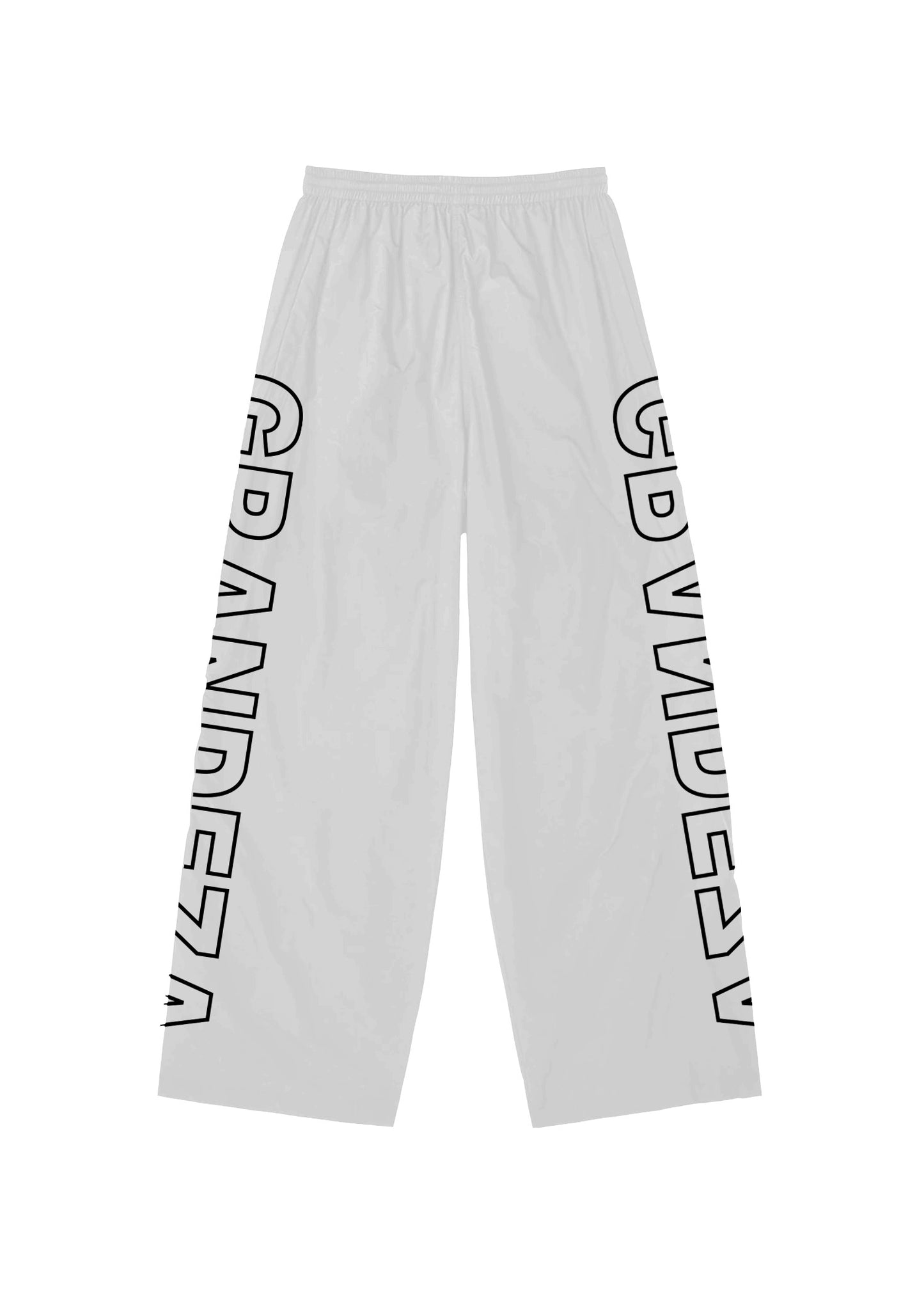 Flare Track Pants (White)