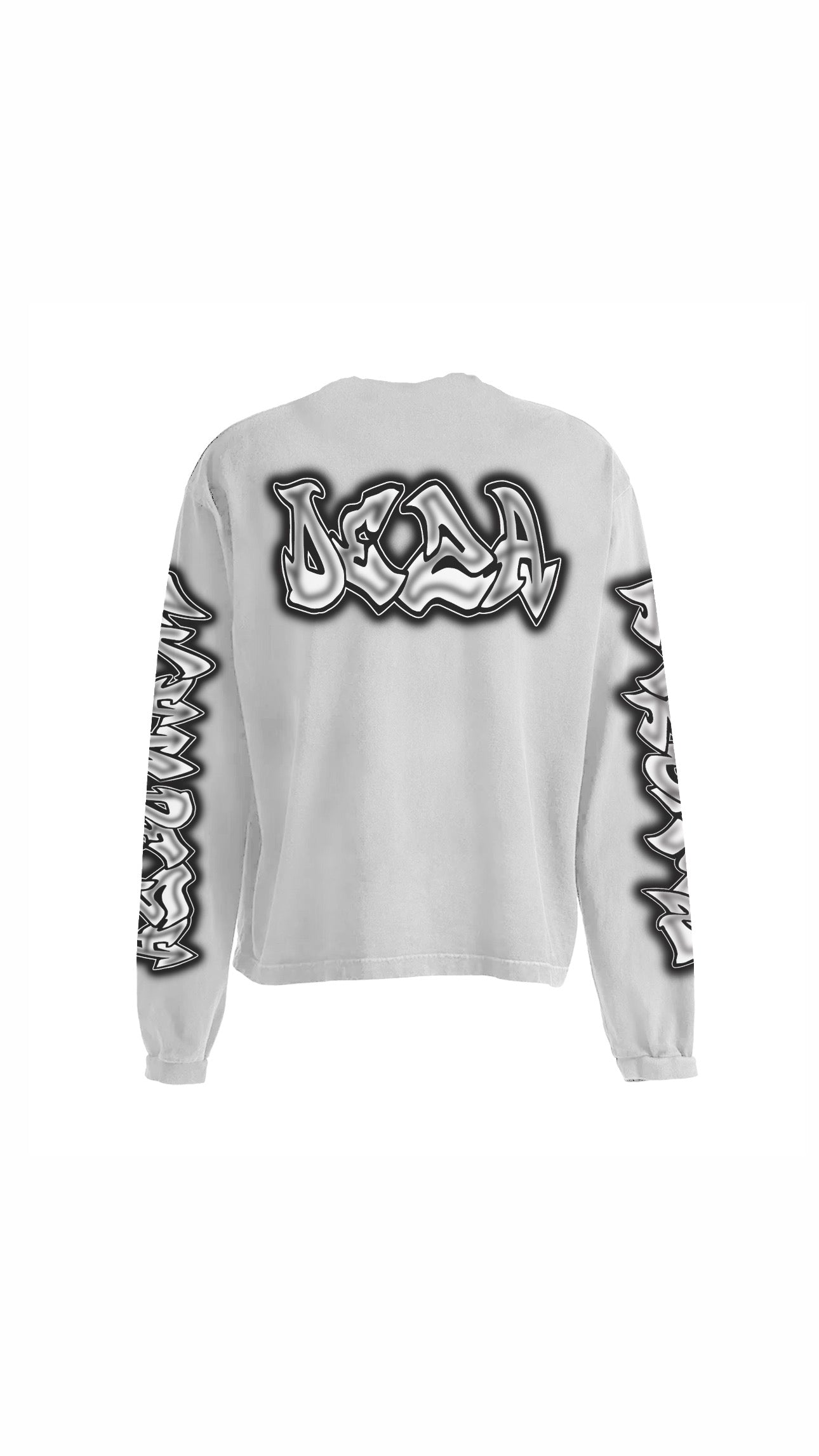 Airbrushed Long Sleeve (White)